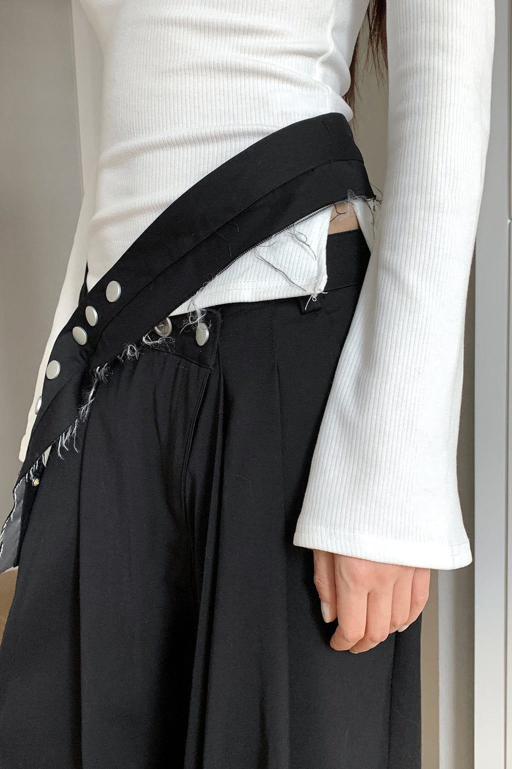 Vintage Wide-Leg Straight-Leg Pants image 6