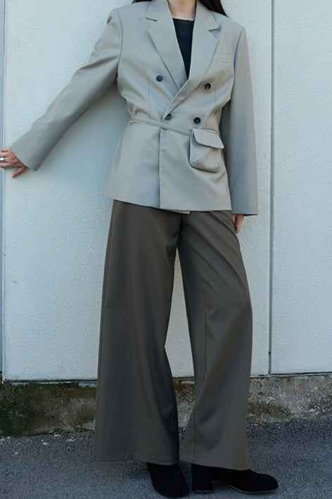 Commuter Style Belted Blazer image 1