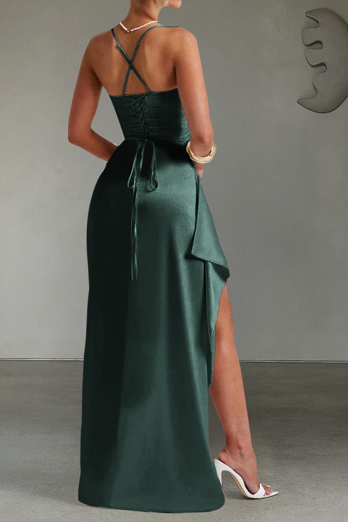 Long Slip Elegant Party Dress image 11