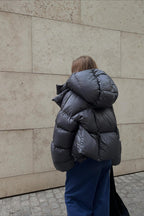 Short Hooded Puffer Jacket image 16