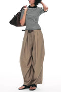 Vintage Wide-Leg Flowing Pants image 1
