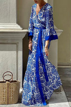 Bohemian Floral Print Maxi Dress image 2