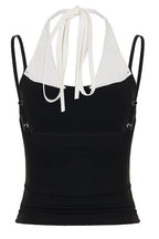Sexy Casual Fake Two Piece Halter Top image 5