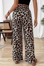 Sexy Leopard Print Baggy Straight Pants image 2