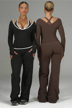 Color Block Casual Slim Three Piece Set image 12