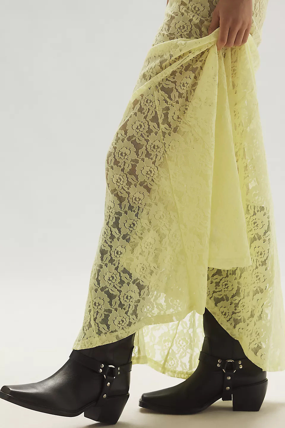 Lace Hollow Out Long Skirt image 2