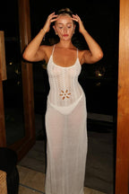 Backless Cutout Knit Sweater Dress image 6