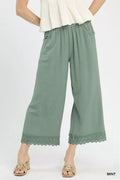 Mila Linen Trousers styled for Avrienne