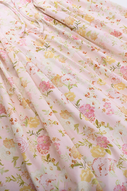 Floral Print Halter Bodycon Maxi Dress image 5