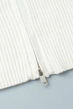 Casual Zip Front Knit Cardigan image 13