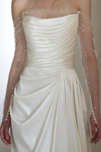 Strapless Off Shoulder Forest Style Fairy Prom Dress image 5