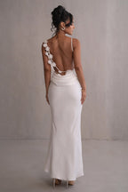 Satin Cami Backless Sexy Slim Fit Prom Dress image 6
