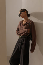 French-Style Lapel Knit Sweater image 4
