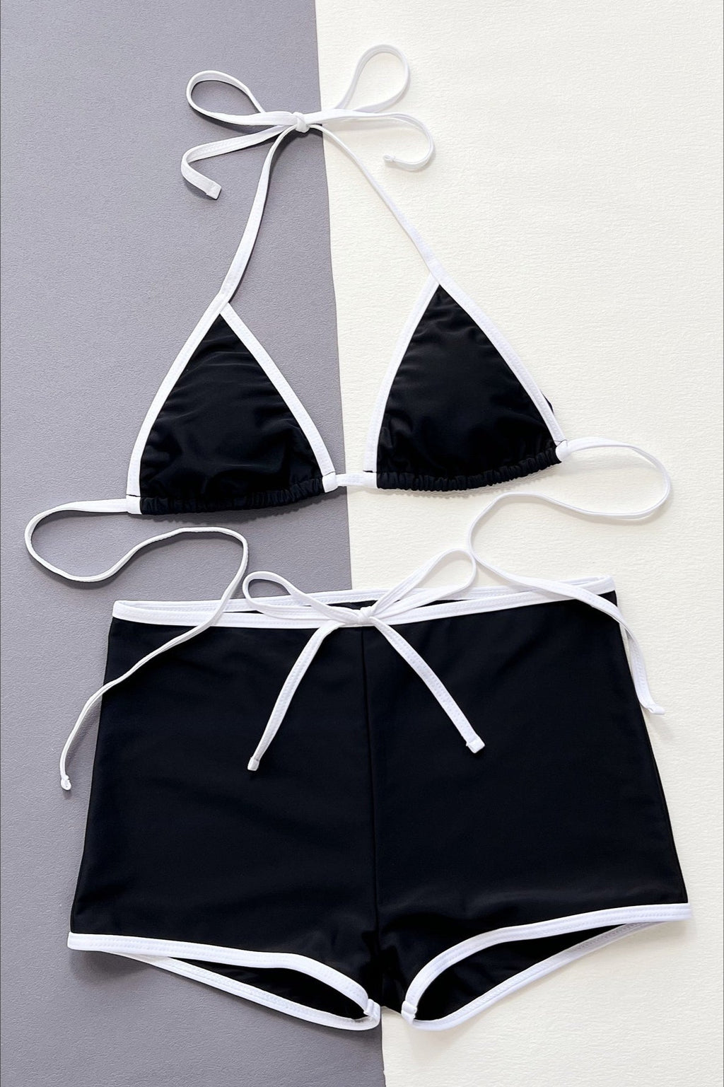 Low Waist Triangle Bikini Two Piece Swim Set image 3