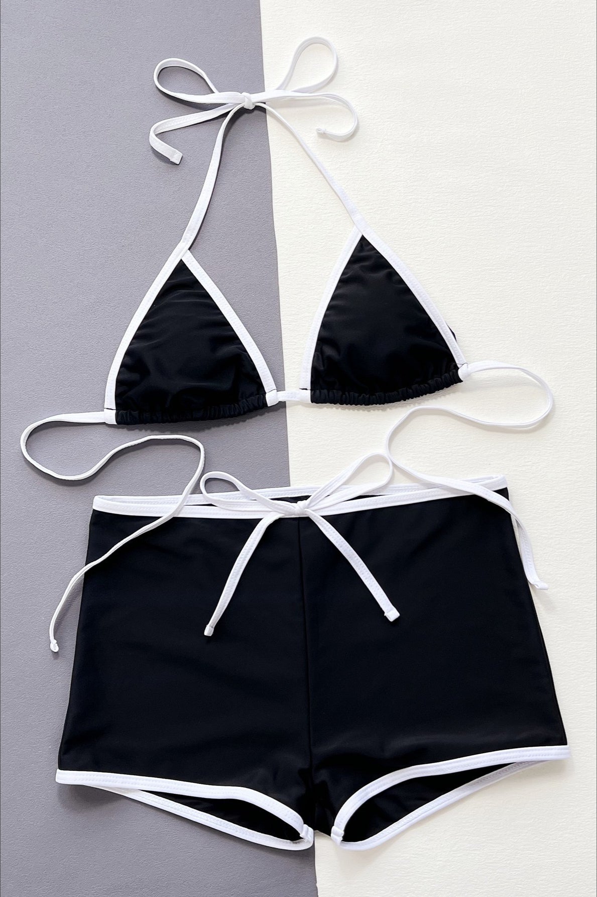 Low Waist Triangle Bikini Two Piece Swim Set image 3