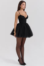 Chiffon Lace-up Backless Cocktail Dress image 14
