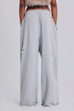 Street Style Loose Ripped Pants image 3