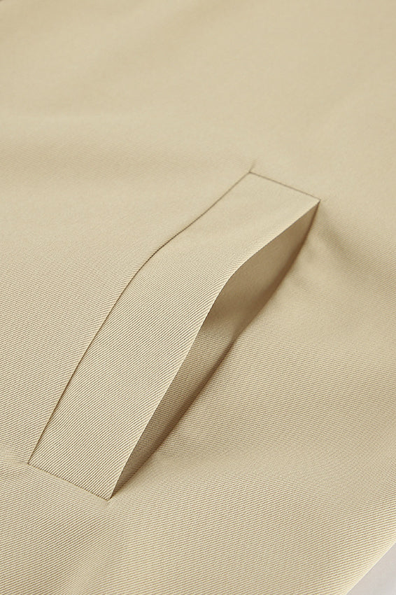 French Khaki Utility Trench Coat image 6