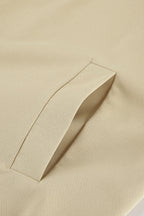 French Khaki Utility Trench Coat image 6