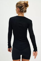 Solid Single-Button Fitted Long-Sleeve Knit Cardigan image 22