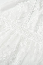 Lace Mesh Backless Boho Dress image 8