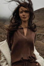French-Style Lapel Knit Sweater image 1