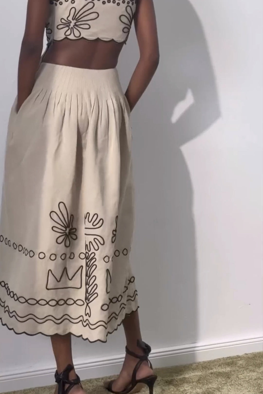 Printed Wide Hem Maxi Boho Dress image 4