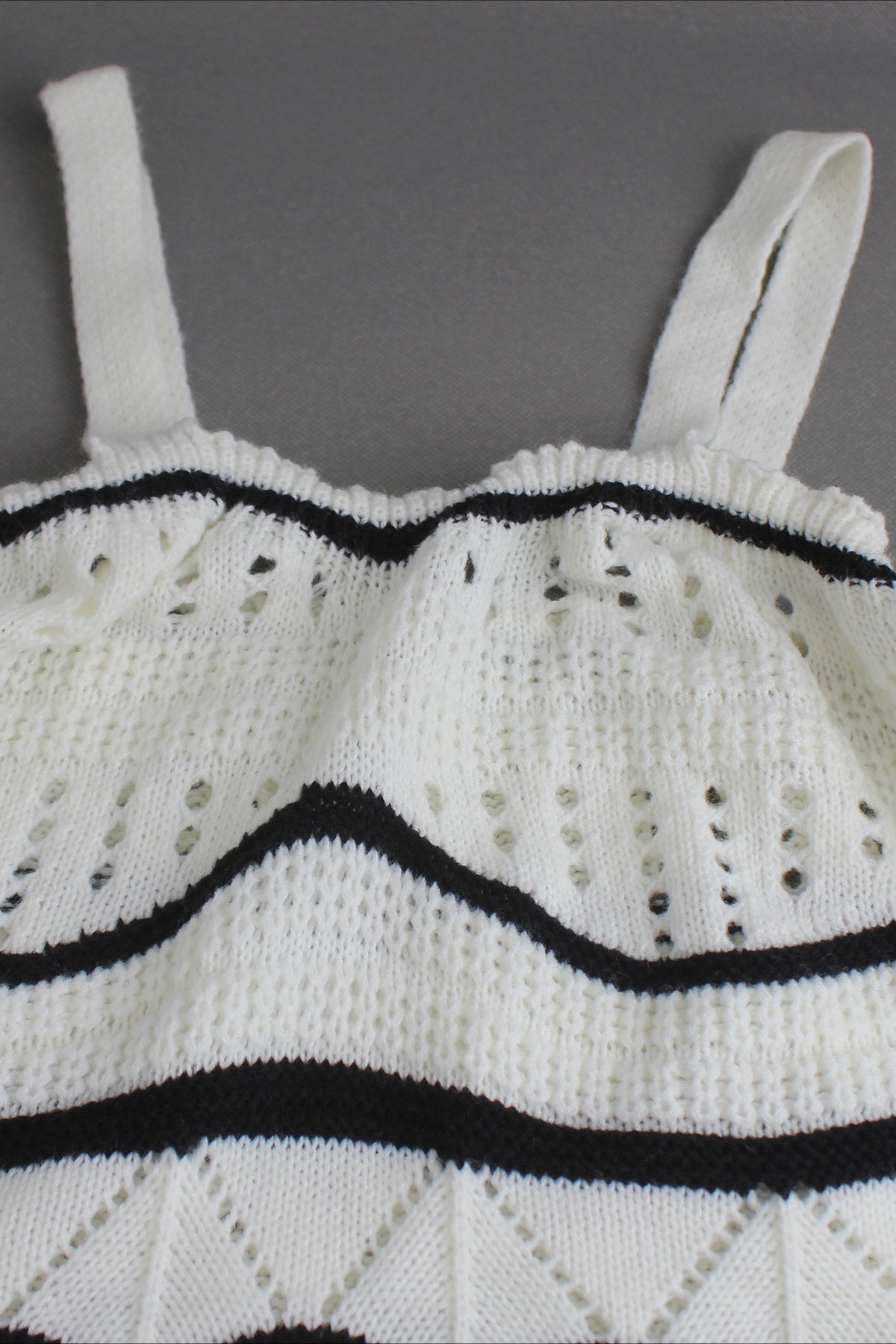 Knit Spaghetti Strap Split Sweater Dress image 4