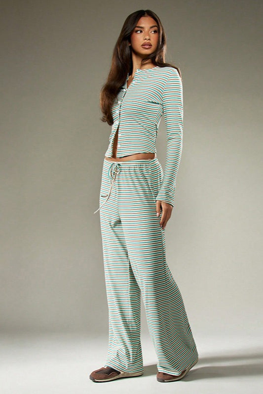 Stripe Button Cord Easy Two Piece Set image 6