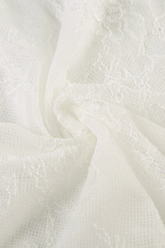 Ruffled Lace Asymmetrical Skirt image 4