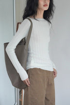 Semi-Sheer Unique Fitted Knit Top image 10