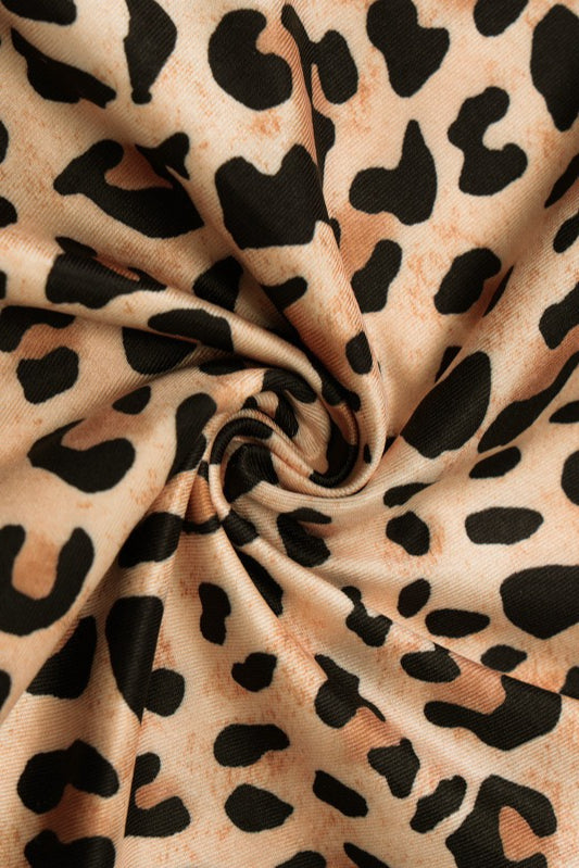Leopard Cropped Bandeau Cami Top image 5