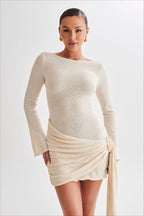 High-End Sexy Knit Mini Dress image 6