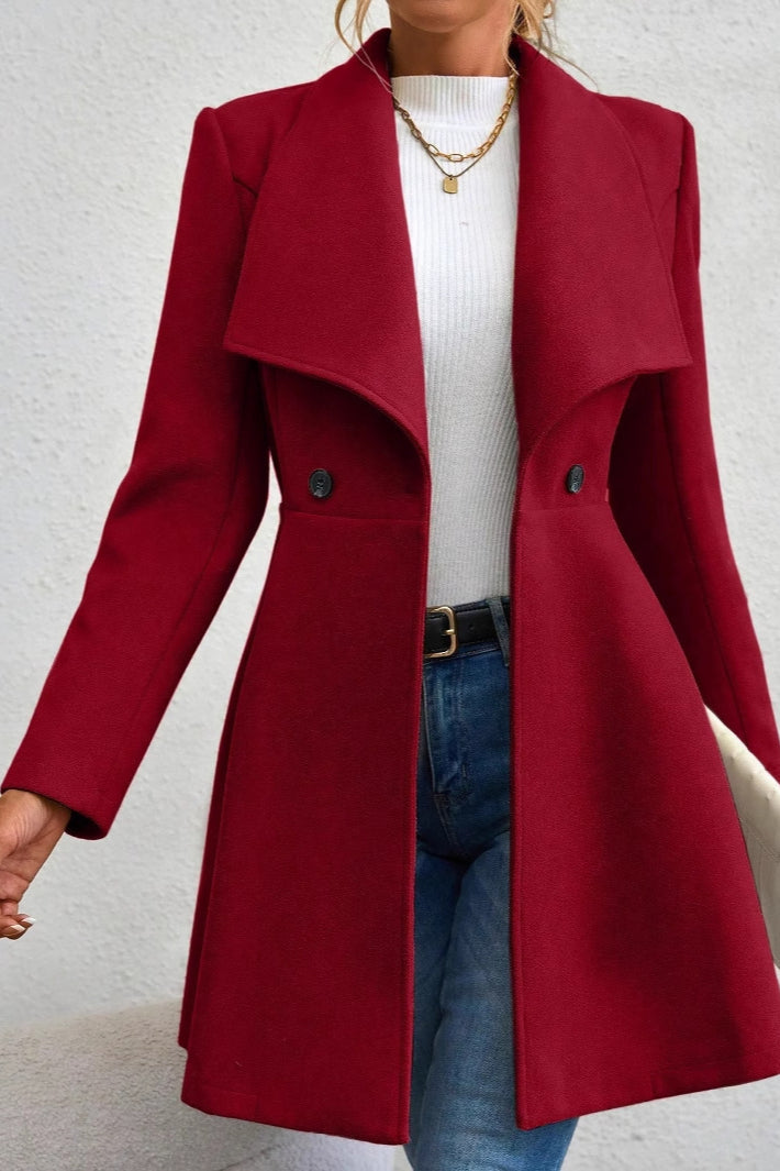Belted Wool Long Coat image 9