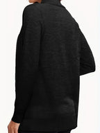 Anya Open Cardigan detail view styled for Avrienne