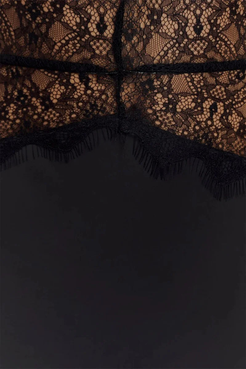 Lace Patchwork Backless Halter Boho Dress image 29
