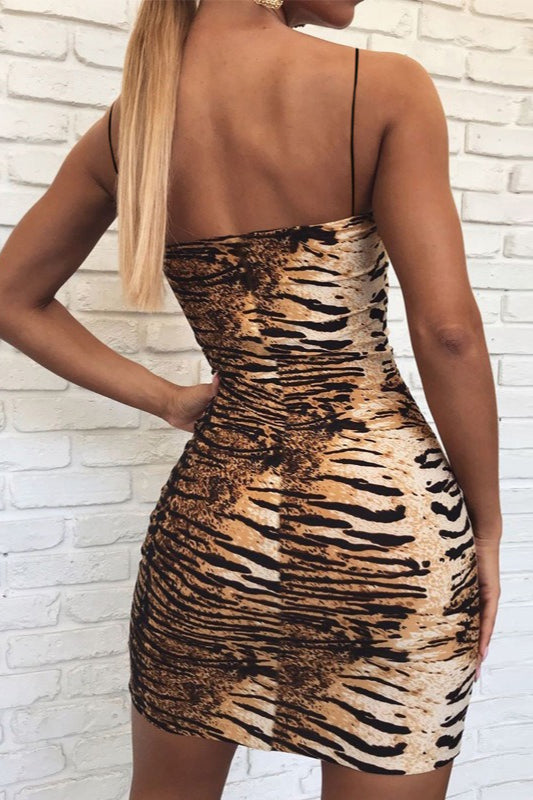 Backless Off-Shoulder Sexy Mini Dress image 2