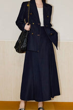 Double Breasted Twill Blazer image 12
