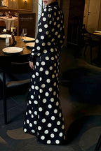 Vintage Polka Dot Sash Maxi Dress image 10