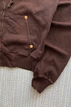 Vintage Graphic Riveted Zipper Hoodie image 4