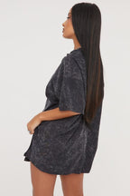 Loose Casual Sexy V Neck Vintage T-shirt image 3