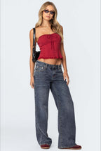 Low Rise Vintage Wide Leg Jean image 1