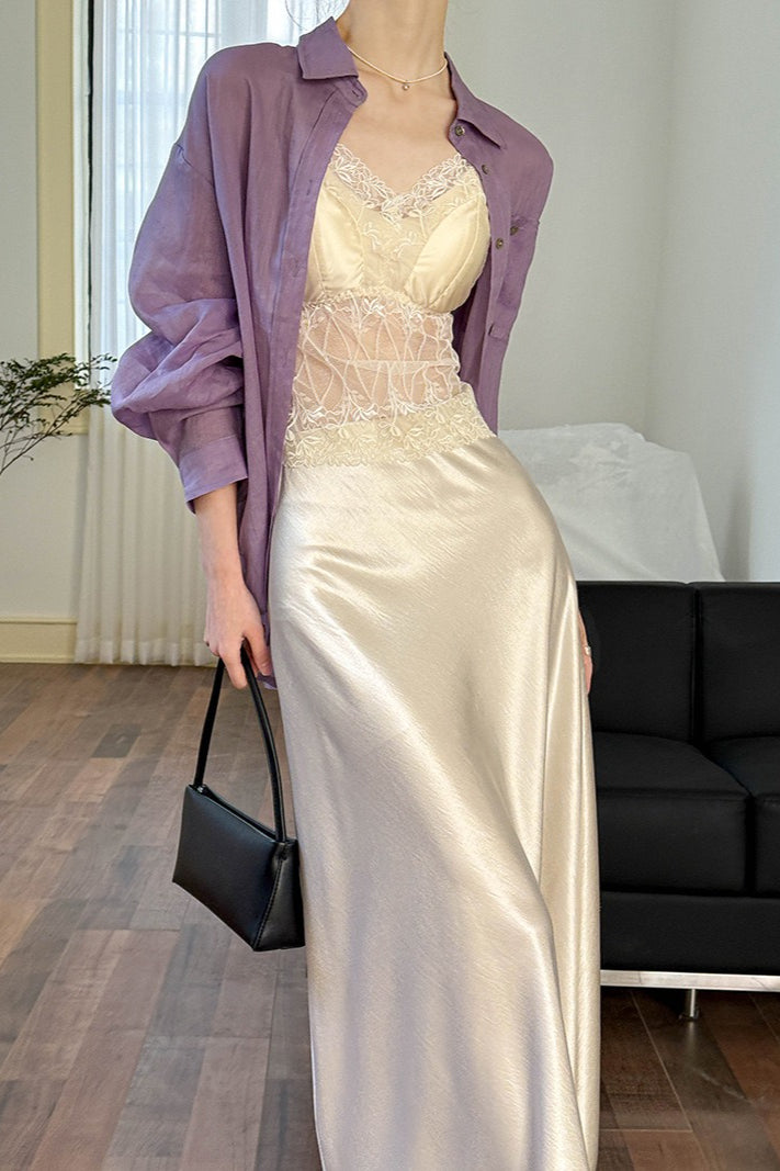 Drapey High - Waist Sheath Fishtail Skirt image 3