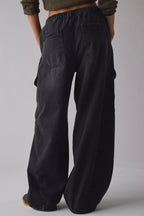 Street Tie Casual Loose Pocket Jeans image 6