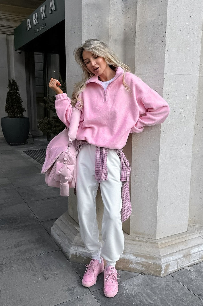 Oversized Fleece Collar Hoodie image 2