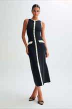 Knit Sleeveless Bodycon Sweater Dress image 4