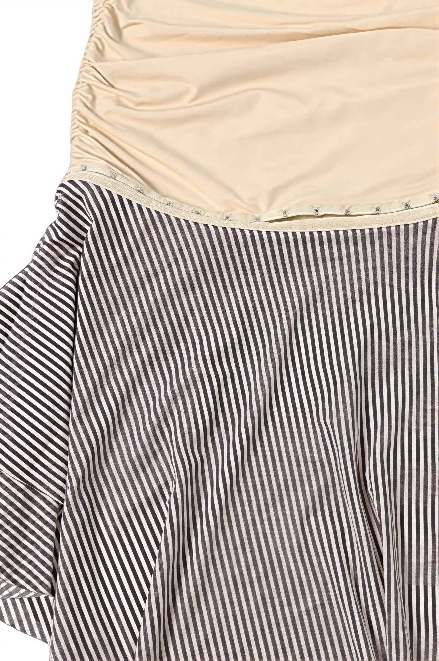 Irregular Hem Striped Halter Skirt Set image 6