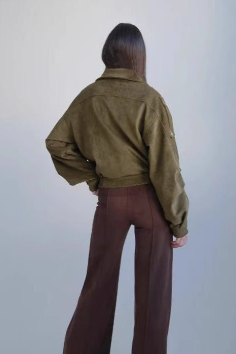 Brown Relaxed Fit Vintage Jacket image 3