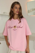 Minimalist Casual Fresh Print Cotton Short Sleeve T-shirt image 11