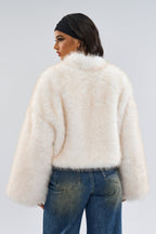 Vintage Faux Fur Short Coat image 7